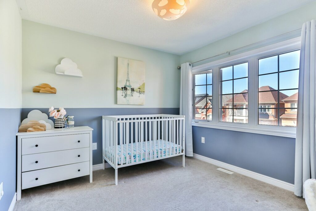 baby room cleaning